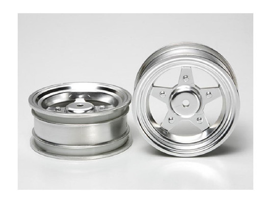 Tamiya 40552 GB-01 Metal Plated Front Wheels (2 pcs)