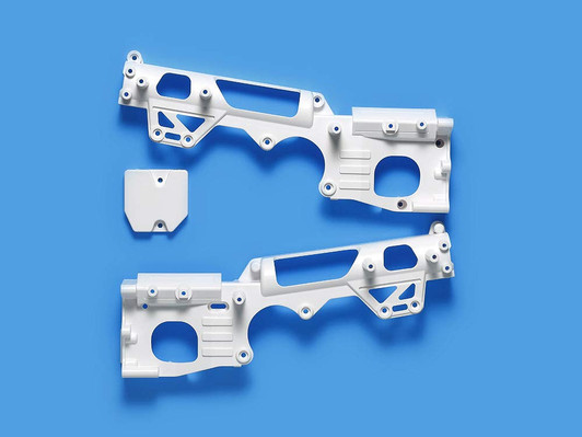Tamiya 47405 D Parts Chassis Set White for WR02-CB