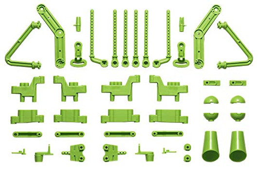 Tamiya 47407 L/N Parts Body Mounts Suspension Arms Set Yellow Green for WR02-CB