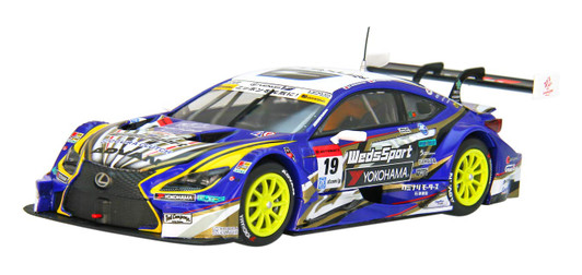 Ebbro 45459 WedsSport Advan RC F Super GT GT500 2016 Rd.2 Fuji No.19 (Blue) 1/43 Scale Ebbro 45459 WedsSport Advan RC F Super GT GT500 2016 Rd.2 Fuji No.19 (Blue) 1/43 Scale