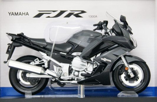 Aoshima 10680 Yamaha FJR1300A Dark Gray Metallic N 1/12 Scale Finished Model