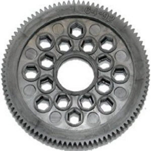 Kawada RC S6492T Super Tough Spur Gear (Dia. 9.525mm) 64P 92T