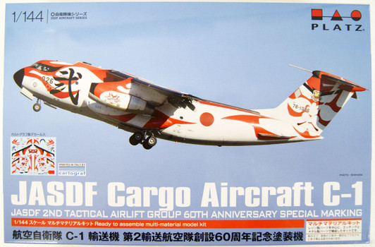Platz PC-8 JASDF Kawasaki C-1 2nd Tactical Airlift Group 60th 1/144 Scale Kit Platz PC-8 JASDF Kawasaki C-1 2nd Tactical Airlift Group 60th 1/144 Scale Kit