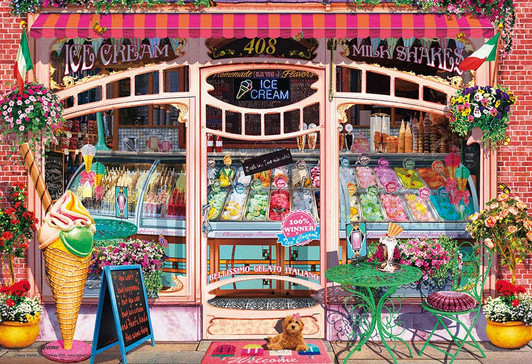 Beverly Jigsaw Puzzle M81-581 Gary Walton Ice Cream Shop (1000 S-Pieces)