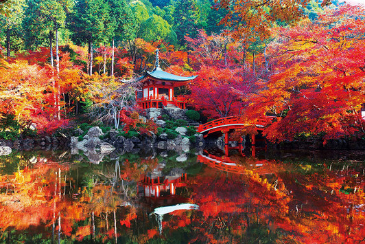 Epoch Jigsaw Puzzle 10-813 Daigoji Temple Autumn Kyoto Japan (1000 Pieces)