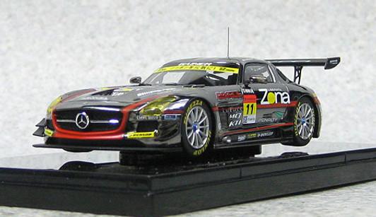 Ebbro 44929 GAINER, DIXCEL SLS Super GT300 2013 #11 Okayama Winner 1/43 Scale