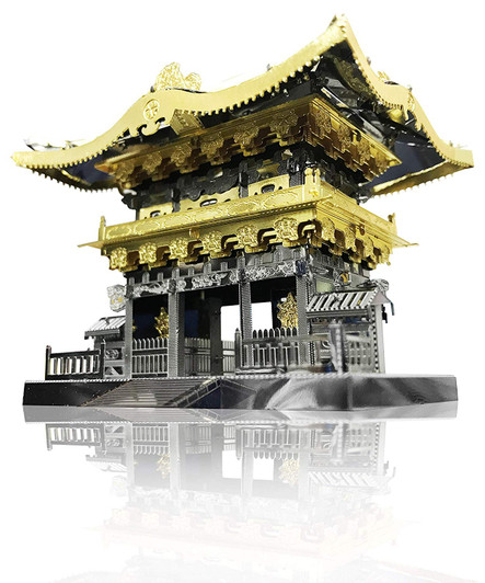 Tenyo Metallic Nano Puzzle T-ME-008M Nikko Toshogu Shrine Yomeimon