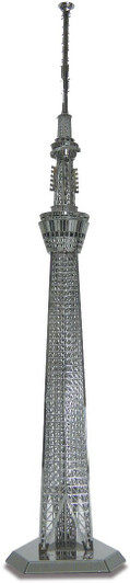Tenyo Metallic Nano Puzzle TMN-30 Tokyo Skytree