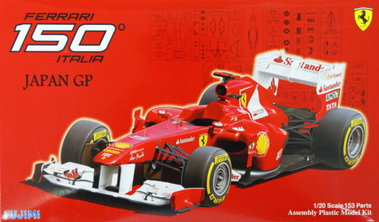 Fujimi GP52 F1 Ferrari 150 Italia Japan GP 1/20 Scale Kit