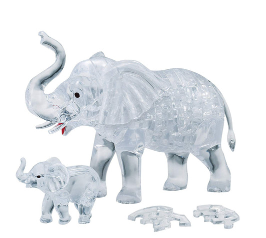 Beverly Crystal 3D Puzzle 486503 Elephant Clear (46 Pieces) Beverly Crystal 3D Puzzle 486503 Elephant Clear (46 Pieces)