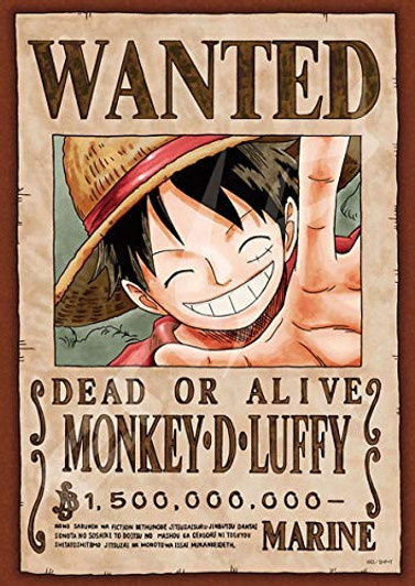 Ensky Jigsaw Puzzle 208-034 Wanted Poster One Piece Monkey D. Luffy (208 Pieces) Ensky Jigsaw Puzzle 208-034 Wanted Poster One Piece Monkey D. Luffy (208 Pieces)
