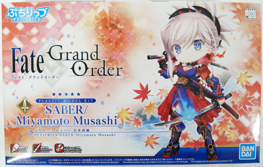 Bandai Petitrits 05 Fate Grand Order Saber/ Miyamoto Musashi Non-scale Kit