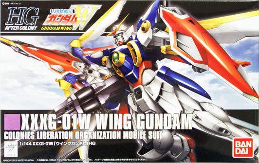 Bandai HGUC 162 Gundam XXXG-01W WING GUMDAM 1/144 Scale Kit