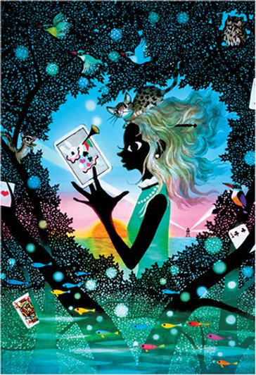 APPLEONE Jigsaw Puzzle 300-199 Alice Heart (300 Pieces) APPLEONE Jigsaw Puzzle 300-199 Alice Heart (300 Pieces)