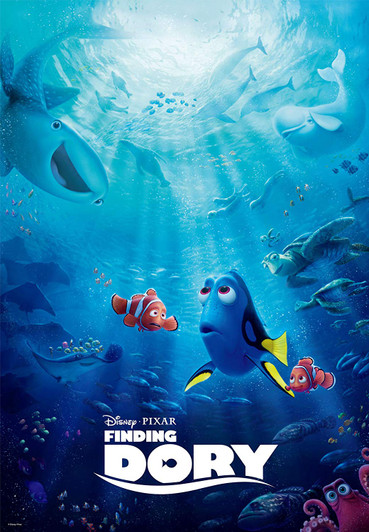 Tenyo Japan Jigsaw Puzzle D-1000-455 Disney Finding Dory (1000 pieces)