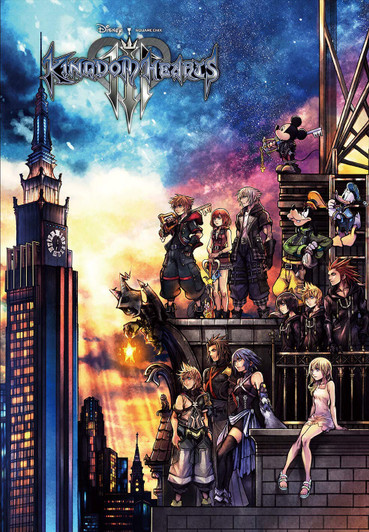 Tenyo Japan Jigsaw Puzzle D1000-037 Disney Pixar Kingdom Hearts 3 (1000 Pieces)