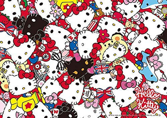 Beverly Jigsaw Puzzle 108-834 Hello Kitty History Mix Jigsaw (108 Pieces)