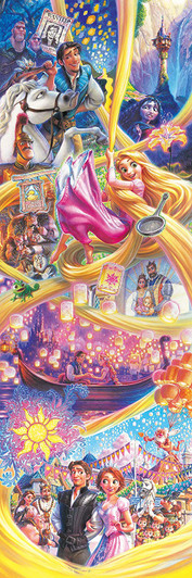 Tenyo Japan Jigsaw Puzzle DG456-728 Disney Tangled (456 Pieces)