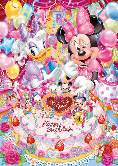 Tenyo Japan Pure White Jigsaw Puzzle DPG266-561 Minnie and Daisy (266 Pieces)