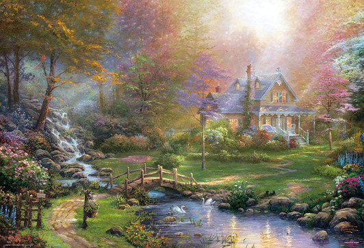 Beverly Jigsaw Puzzle 31-471 Mother's Perfect Day Thomas Kinkade (1000 Pieces)