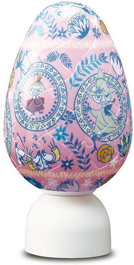 Yanoman 3D LED Egg Lantern Puzzle 2202-17 Moomins Flower Trail (80 Pieces)