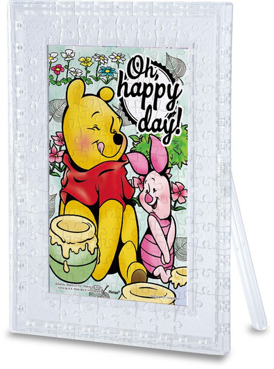 Yanoman Clear Stand Jigsaw Puzzle 2500-34 Disney Colorful Day Winnie the Pooh (132 Pieces)