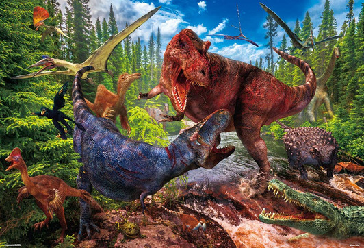 Beverly Jigsaw Puzzle 61-439 Tyrannosaurus Versus Tyrannosaurus (1000 Pieces) Beverly Jigsaw Puzzle 61-439 Tyrannosaurus Versus Tyrannosaurus (1000 Pieces)