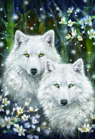 Epoch Jigsaw Puzzle 26-332 Kayomi Harai White Wolves (300 Pieces)