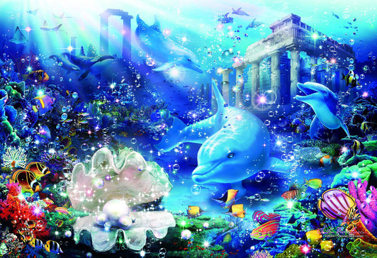 Epoch Jigsaw Puzzle 31-733 Glows in the Dark Lassen Eureka (1053 S-Pieces)