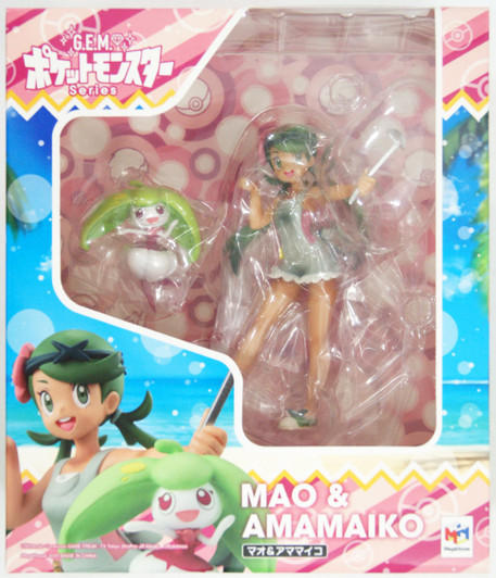 MegaHouse G.E.M. Series Pokemon Mallow and Steenee Figure MegaHouse G.E.M. Series Pokemon Mallow and Steenee Figure