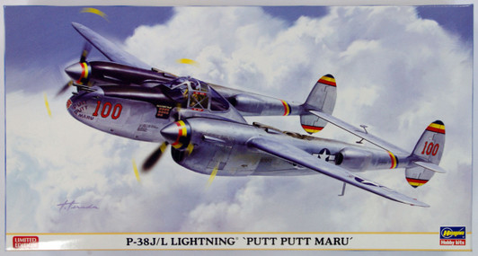 Hasegawa 07330 P-38J/L Lightning Putt Putt Maru 1/48 Scale Kit