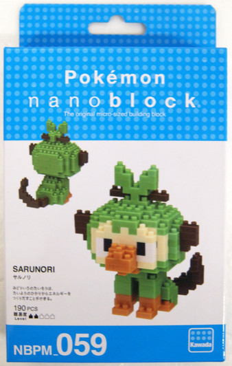 Kawada NBPM_059 nanoblock Pokemon Grookey (Sarunori)