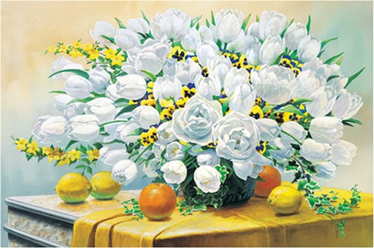 APPLEONE Jigsaw Puzzle 2000-045 Good Luck Flowers (2000 Pieces)