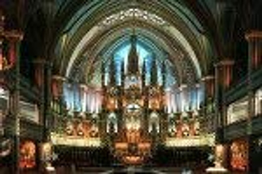 Yanoman Jigsaw Puzzle 10-552 Glow in the Dark Notre Dame de Montreal (1000 Pieces)