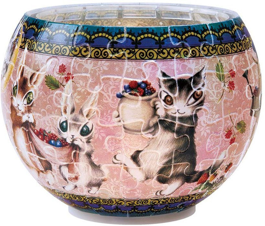 Yanoman 3D LED Lamp Shade Puzzle 2201-17 Wachifield Berry Berry Thanks (80 Pieces)