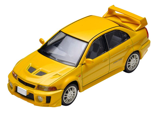 Tomytec LV-N187a Tomica Limited Vintage Lancer GSR Evolution V Yellow 1/64