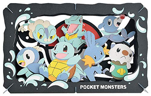 Ensky Paper Theater PT-L08 Pokemon Type Water