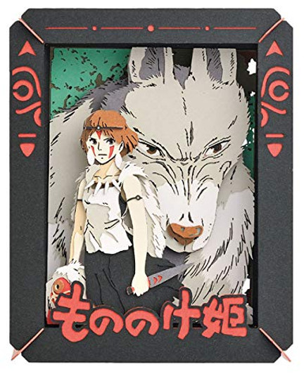 Ensky Paper Theater PT-141 Studio Ghibli Princess Mononoke Ensky Paper Theater PT-141 Studio Ghibli Princess Mononoke