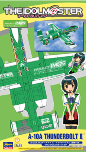 Hasegawa SP284 The Idol Master A-10A THUNDERBOLT II 1/72 Scale Kit