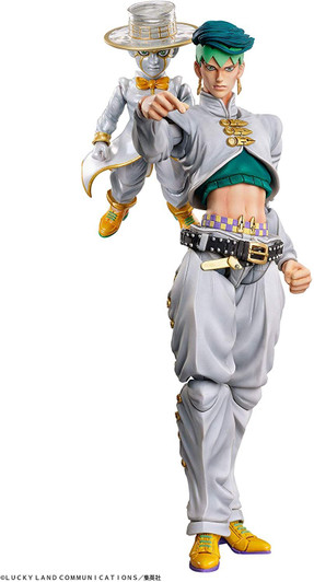 Medicos Super Action Statue Kishibe Rohan & Heaven's Door Figure (Jojo's Bizarre Adventure: Diamond is Unbreakable)