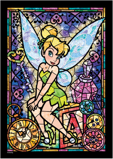 Tenyo Japan Jigsaw Puzzle DSG266-757 Stained Art Disney Tinker Bell (266 Pieces)