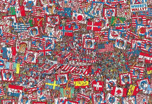 Beverly Jigsaw Puzzle M81-725 Where's Wally? Big Party (1000 S-Pieces)