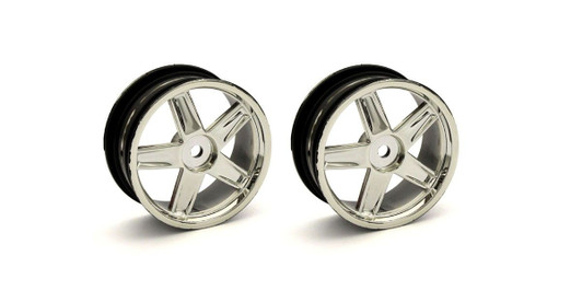 Kyosho VZH010CM Wheel (5-Spoke/Plating/24mm/2pcs)
