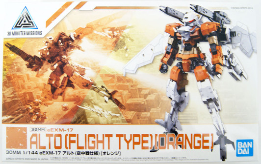 Bandai 30 Minutes Missions 26 (30MM) eEMX-17 Alto Flight Type (Orange) 1/144 Scale Kit