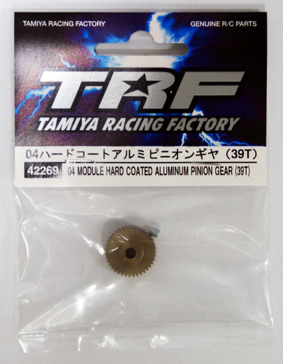 Tamiya 42269 TRF 04 Hard Coated Aluminum Pinion Gear (39T)
