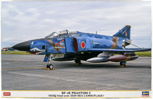 Hasegawa 07483 RF-4E PHANTOM II 501SQ FINAL YEAR 2020 (SEA CAMOUFLAGE) 1/48 Scale Kit