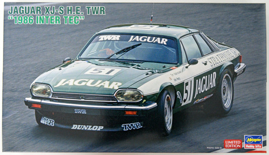 Hasegawa 20444 JAGUAR XJ-S H.E.TWR 1986 INTER TEC 1/24 Scale Kit