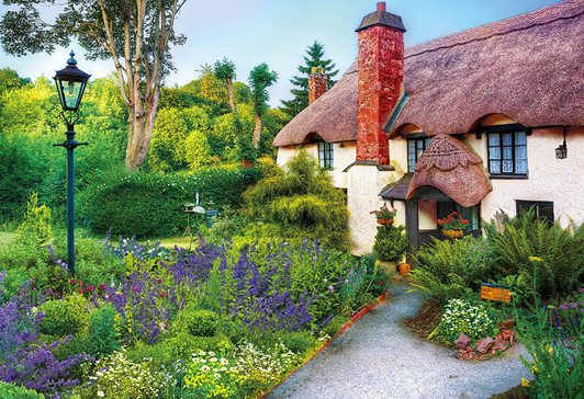 Epoch Jigsaw Puzzle 25-190 Beautiful Afternoon Cottage (300 Pieces)
