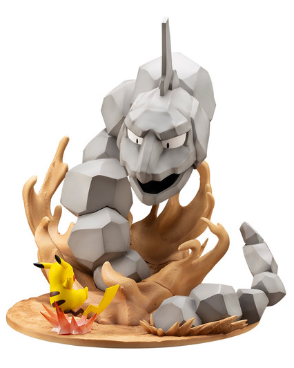 Kotobukiya PP864 ARTFX J Onix vs Pikachu 1/8 Scale Figure (Pokemon)