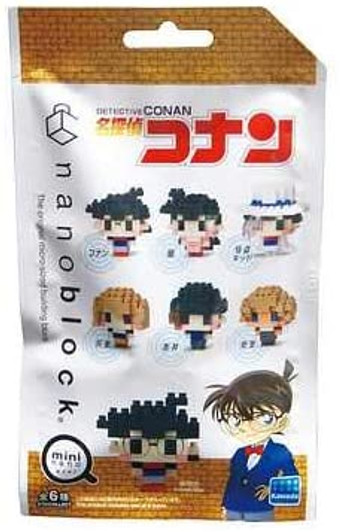 Kawada NBMC_03 nanoblock Mini Detective Conan 1 Complete Box (Inc. 6 Characters)